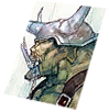 Sketch Card: Orc Lord visual reference