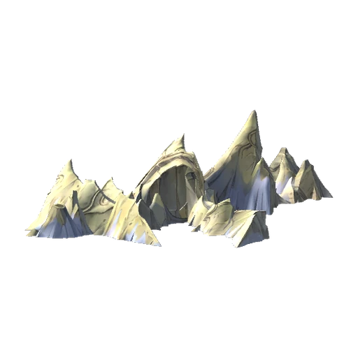 Bone-Spiked Mountain visual reference